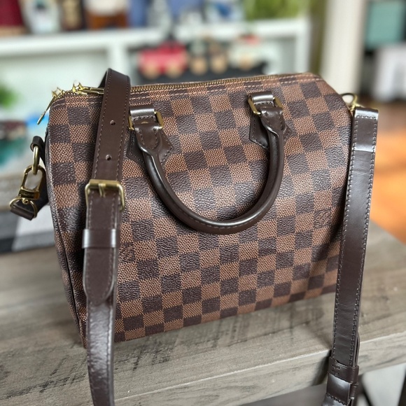 Louis Vuitton Damier Ebene Speedy Bandouliere 25 - Picture 11 of 16